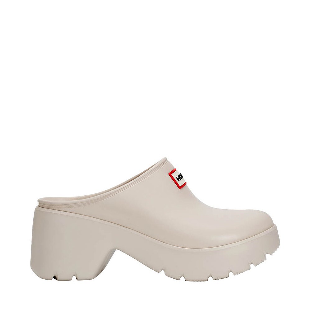 Womens Hunter Anika Wedge Clog - Ivory