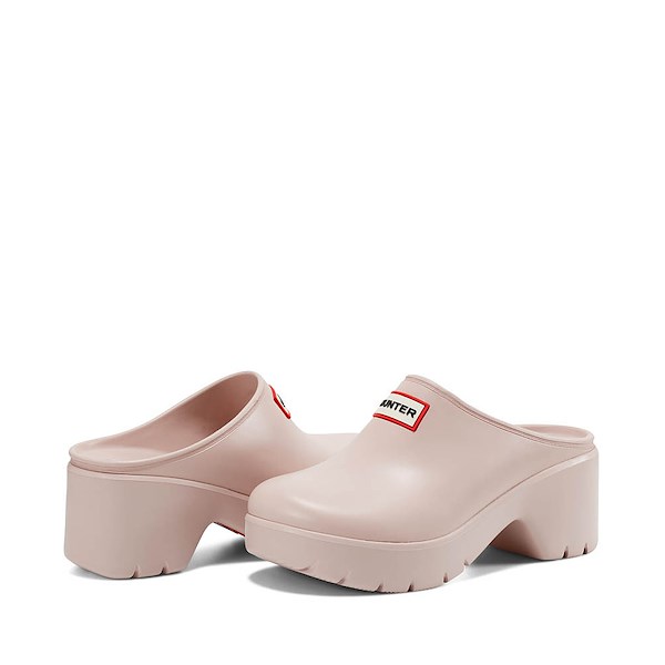 alternate view Womens Hunter Anika Wedge Clog - Light NaturalALT1