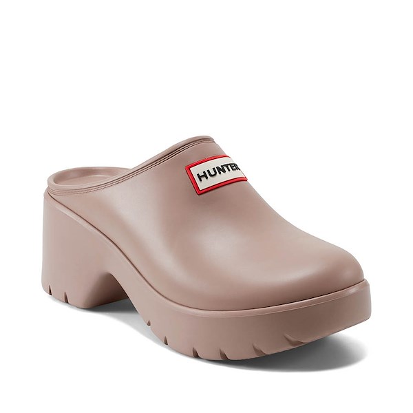 alternate view Womens Hunter Anika Wedge Clog - Medium NaturalALT5