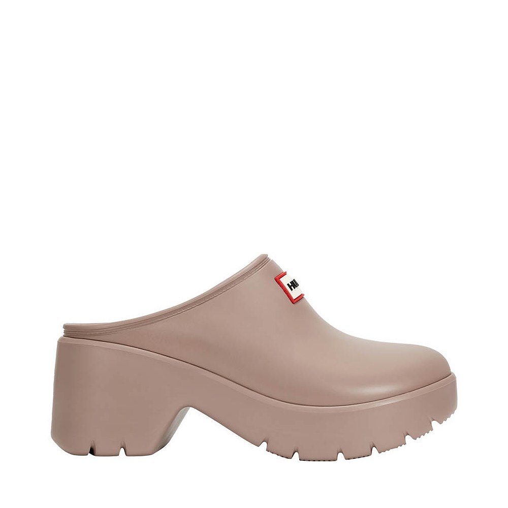 Womens Hunter Anika Wedge Clog - Medium Natural