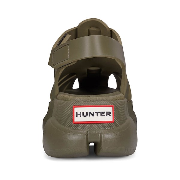 alternate view Womens Hunter Belah Close Toe Sandal - Dark GreenALT4