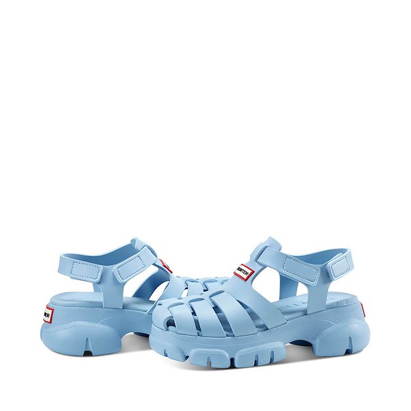 alternate view Womens Hunter Belah Close Toe Sandal - Light BlueALT1