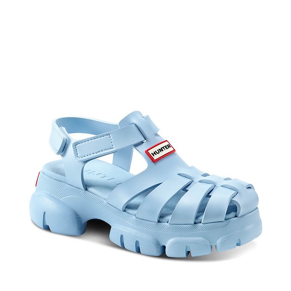 alternate view Womens Hunter Belah Close Toe Sandal - Light BlueALT5