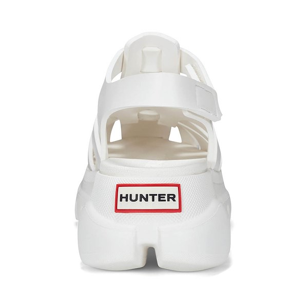 alternate view Womens Hunter Belah Close Toe Sandal - WhiteALT4