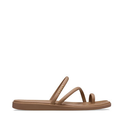 Womens Crocs Miami Toe Loop Sandal - Milk Chocolate