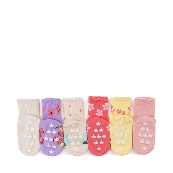 alternate view Disney Princess Quarter Socks 6 Pack - Toddler - MulticolorALT2