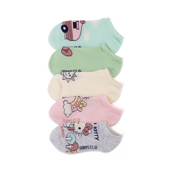 alternate view Hello Kitty® Off The Grid Low Socks 5 Pack - Little Kid - MulticolorALT2