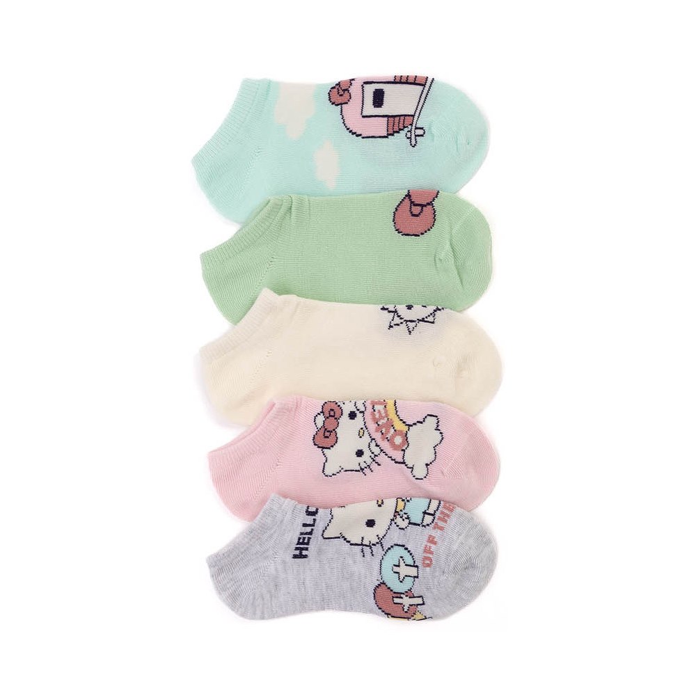 Hello Kitty&reg; Off The Grid Low Socks 5 Pack - Little Kid - Multicolor