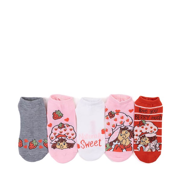 alternate view Strawberry Shortcake Ankle Socks 5 Pack - Big Kid - MulticolorALT1