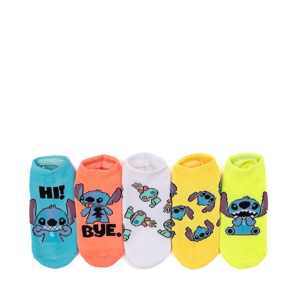 alternate view Disney Lilo & Stitch Ankle Socks 5 Pack - Little Kid - MulticolorALT1