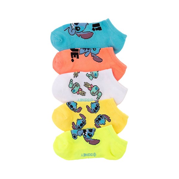 alternate view Disney Lilo & Stitch Ankle Socks 5 Pack - Little Kid - MulticolorALT2