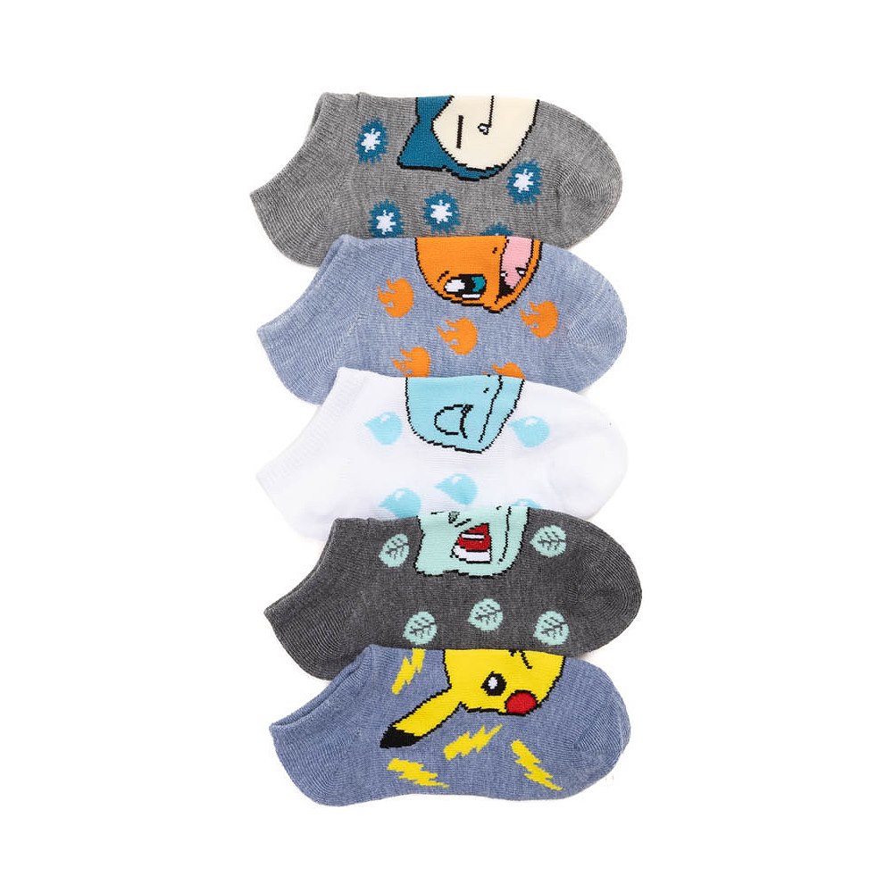Pok&eacute;mon Low Socks 5 Pack - Little Kid - Multicolor