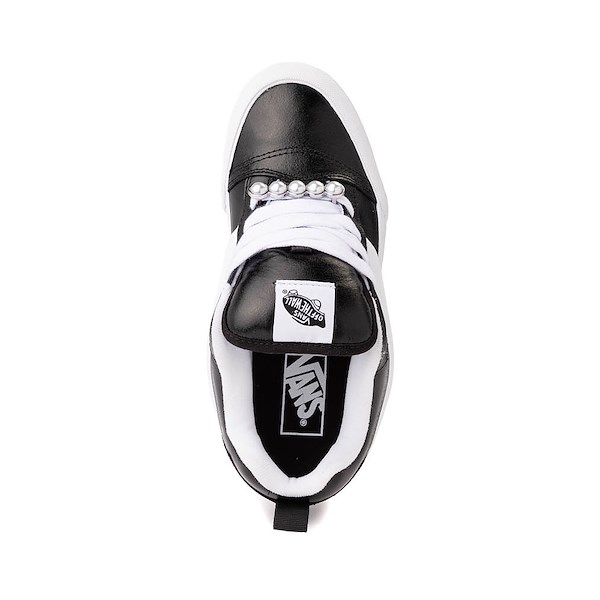 alternate view Vans Knu Skool Leather Skate Shoe - BlackALT2