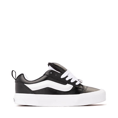 Vans Knu Skool Leather Skate Shoe - Black
