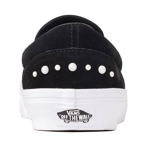 alternate view Vans Classic Slip-On Pearls Skate Shoe - BlackALT4