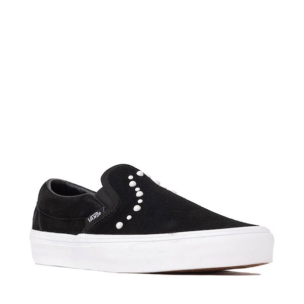 alternate view Vans Classic Slip-On Pearls Skate Shoe - BlackALT5