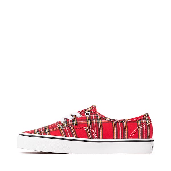 alternate view Vans Authentic Plaid Skate Shoe - RedALT1