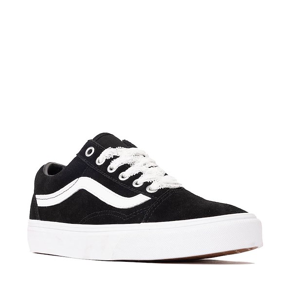 alternate view Vans Old Skool Pop Lace Skate Shoe - Black / WhiteALT5