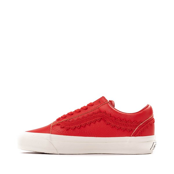 alternate view Vans Premium Old Skool Skate Shoe - Racing RedALT1