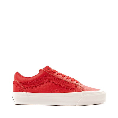Main view of Vans Premium Old Skool Skate Shoe - Racing Red