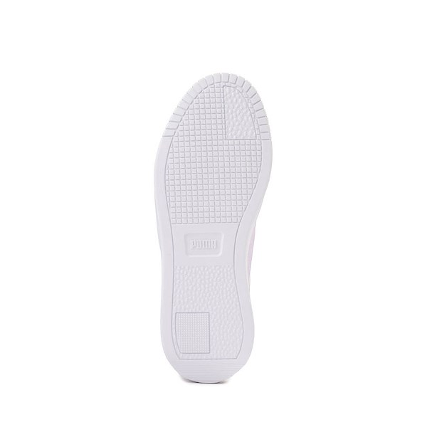 alternate view PUMA Carina Street Lacey Athletic Shoe - Big Kid - White / Lilac / ApricotALT3