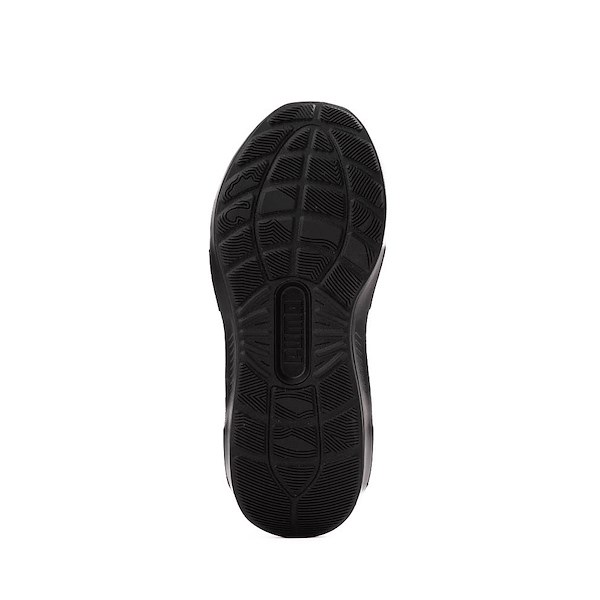 alternate view PUMA Softride Enzo 5 Athletic Shoe - Big Kid - Black / GrayALT3