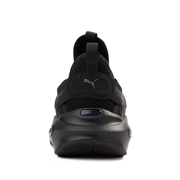 alternate view PUMA Softride Enzo 5 Athletic Shoe - Big Kid - Black / GrayALT4