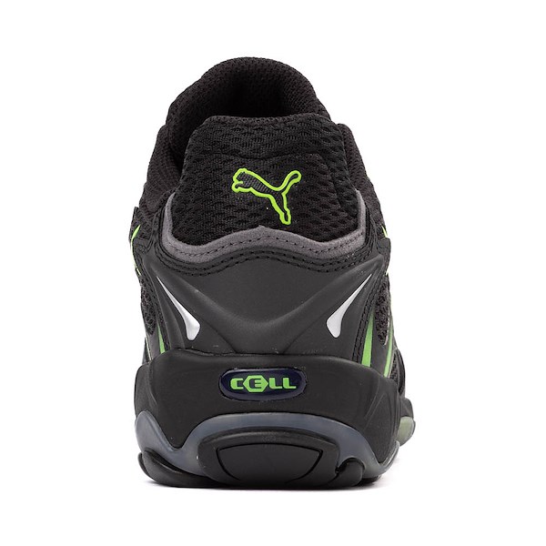 alternate view PUMA Inhale Athletic Shoe - Big Kid - Black / Green GlareALT4