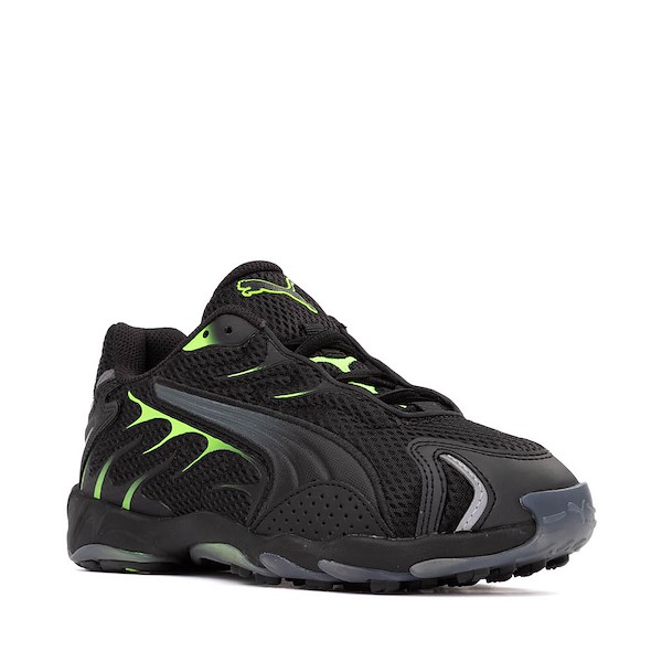 alternate view PUMA Inhale Athletic Shoe - Big Kid - Black / Green GlareALT5