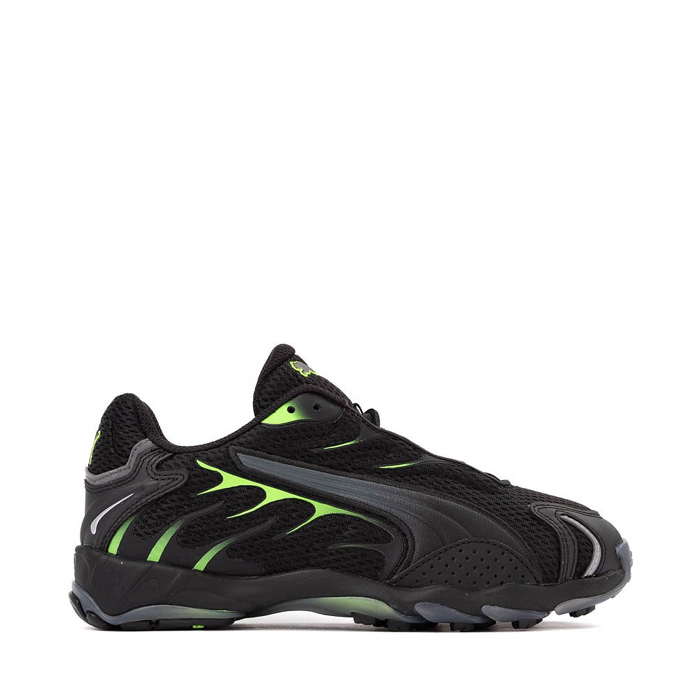 PUMA Inhale Athletic Shoe - Big Kid - Black / Green Glare