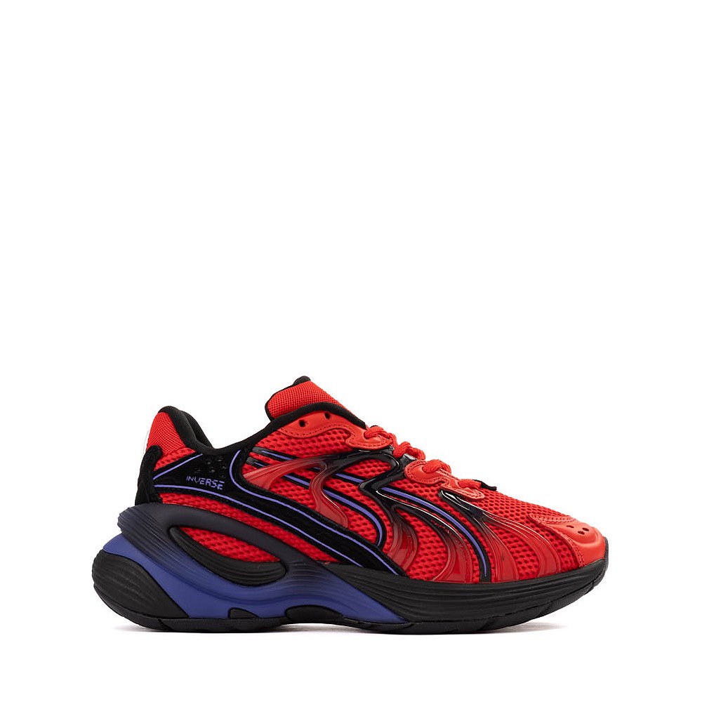 PUMA Inverse Rev Athletic Shoe - Big Kid - PUMA Red / Dark Red Amethyst / PUMA Black