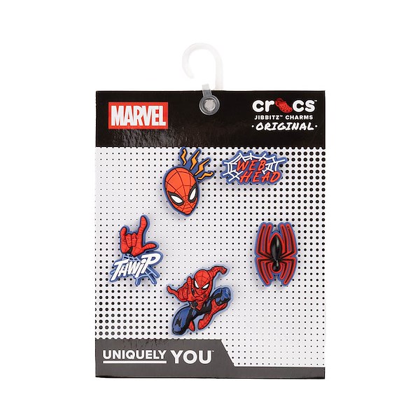 alternate view Marvel Crocs Jibbitz™ Spider-Man Action Shoe Charms 5 Pack - MulticolorALT2
