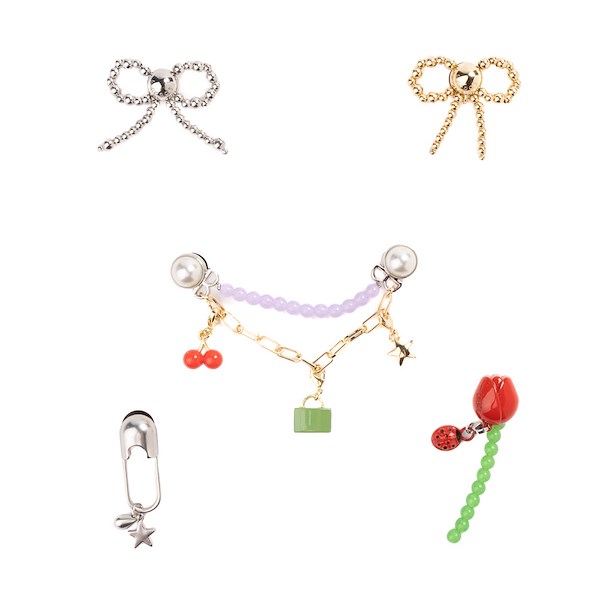 alternate view Crocs Jibbitz™ Meta Icon Shoe Charms 5 Pack - MulticolorALT1