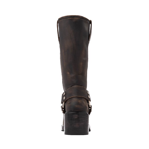 alternate view Womens Frye Kate Harness Boot - BlackALT4