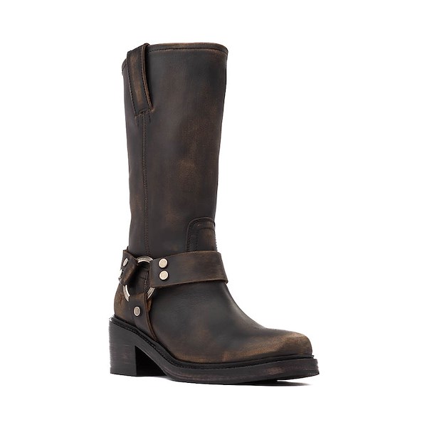 alternate view Womens Frye Kate Harness Boot - BlackALT5