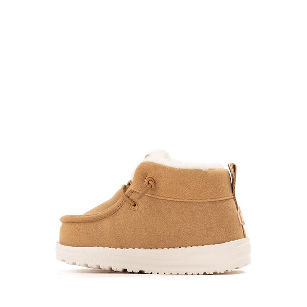 alternate view HEYDUDE LILDUDE Cozy Boot - Baby - Tobacco BrownALT1