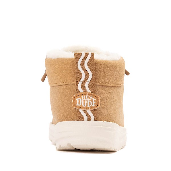 alternate view HEYDUDE LILDUDE Cozy Boot - Baby - Tobacco BrownALT4