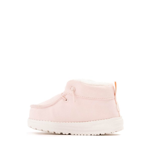 alternate view HEYDUDE LILDUDE Cozy Boot - Baby - PinkALT1