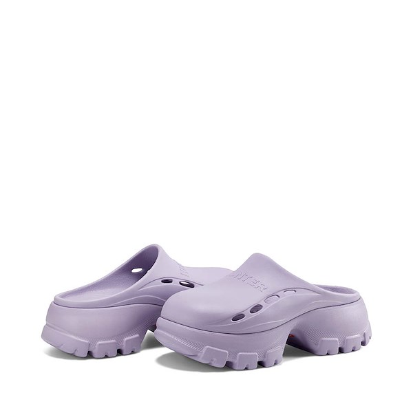 alternate view Womens Hunter Bryce Clog - Light PurpleALT1