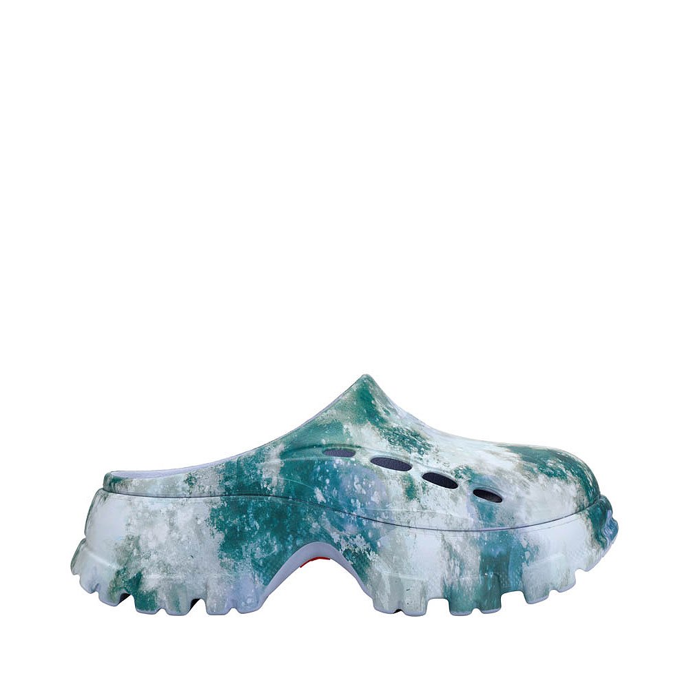 Womens Hunter Bryce Clog - Dark Purple Tie-Dye