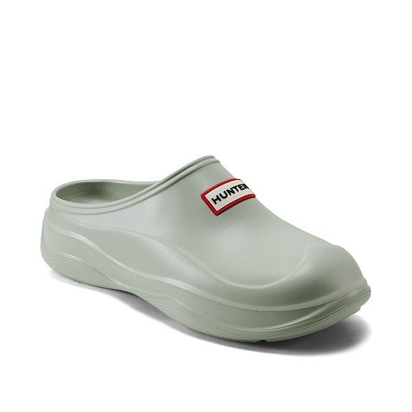 alternate view Womens Hunter Elana Clog - Light GreenALT5