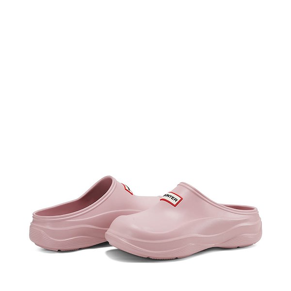 alternate view Womens Hunter Elana Clog - Light PinkALT1