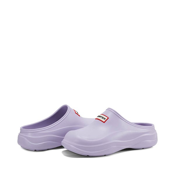 alternate view Womens Hunter Elana Clog - Light PurpleALT1