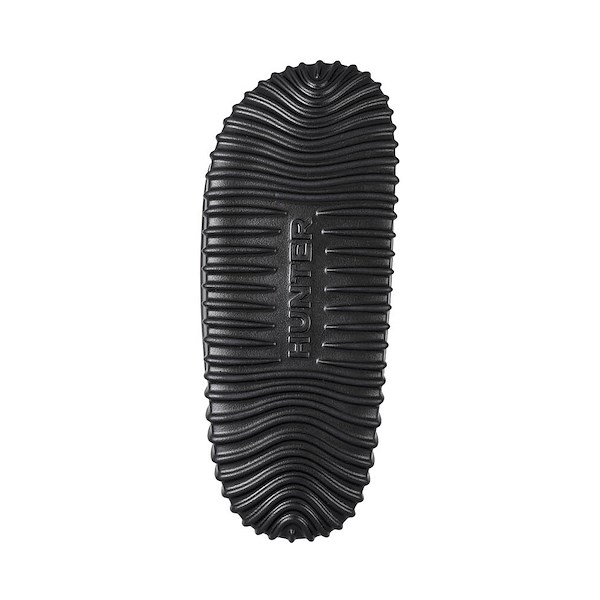 alternate view Womens Hunter Faroe Slide Sandal - BlackALT3
