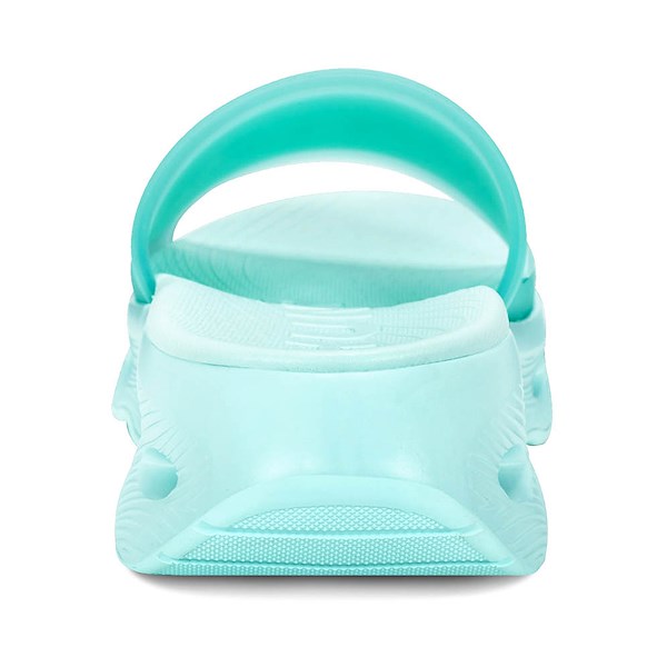 alternate view Womens Hunter Geneva Slide Sandal - Light BlueALT4