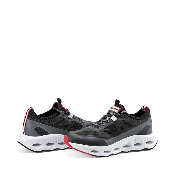 alternate view Womens Hunter Ginny Casual Sneaker - Black / WhiteALT1