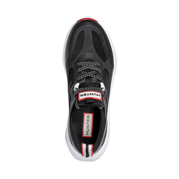 alternate view Womens Hunter Ginny Casual Sneaker - Black / WhiteALT2