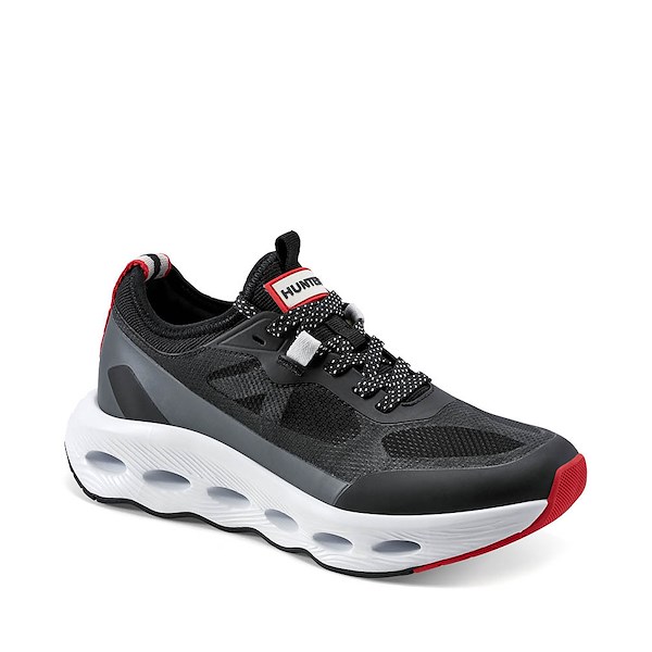 alternate view Womens Hunter Ginny Casual Sneaker - Black / WhiteALT5