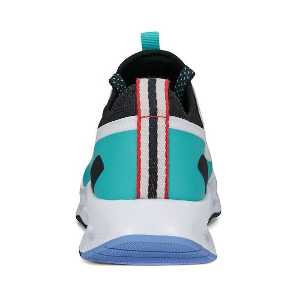 alternate view Womens Hunter Ginny Casual Sneaker - White / MulticolorALT4
