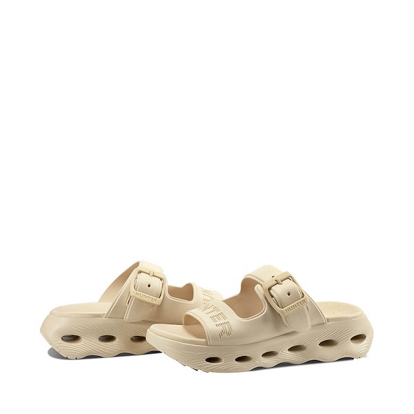 alternate view Womens Hunter Greta Slide Sandal - Light NaturalALT1